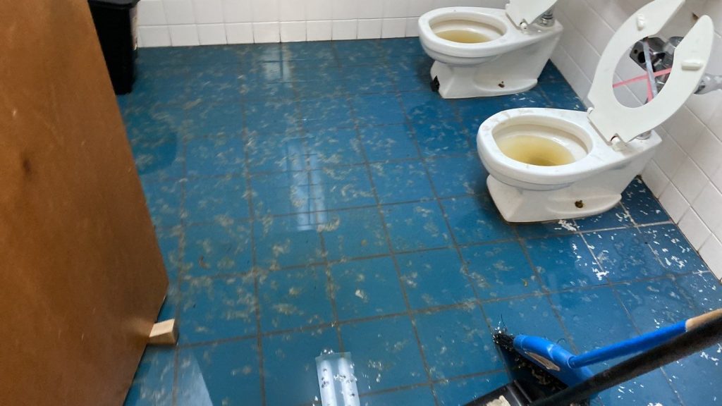 Sewage damage in Newark New Jersey